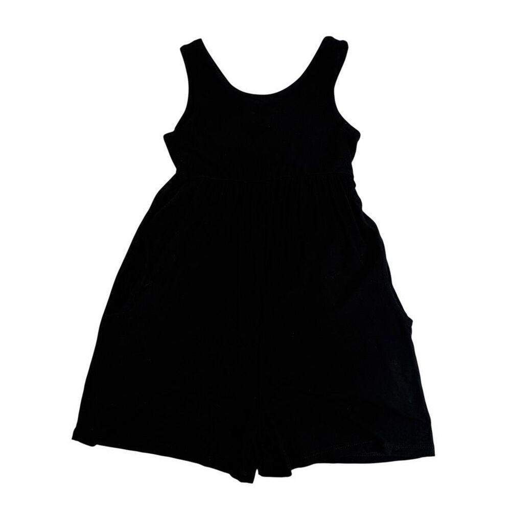 Remie Girl Black size 4 Sleeveless Short Romper